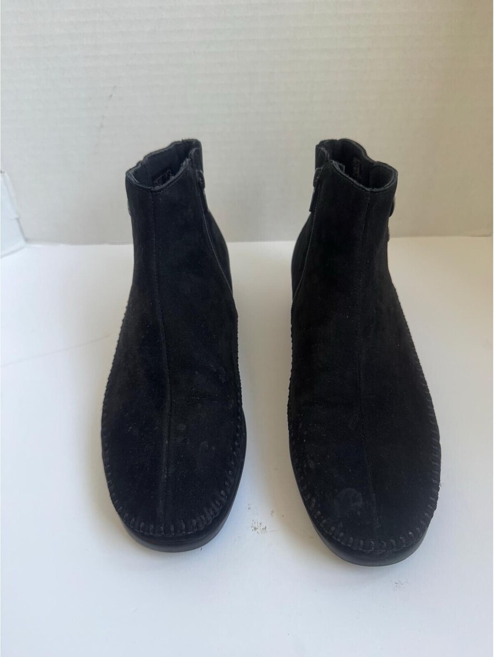 SAS Jade Ankle Boot — Onyx Black Suede Size US 9